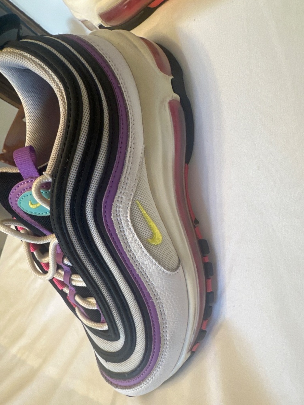 Airmax 97 White Black Purple - Picture 2 of 3